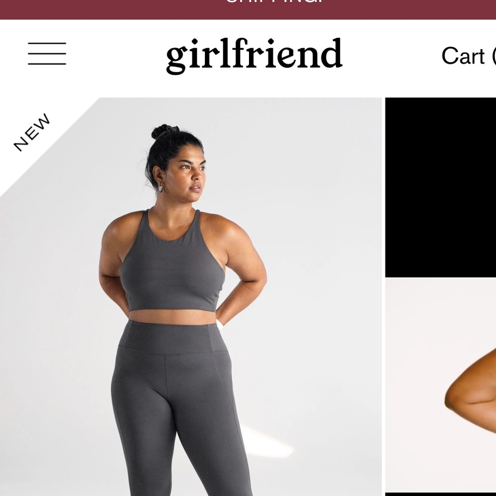 Girlfriend collective topanga bra